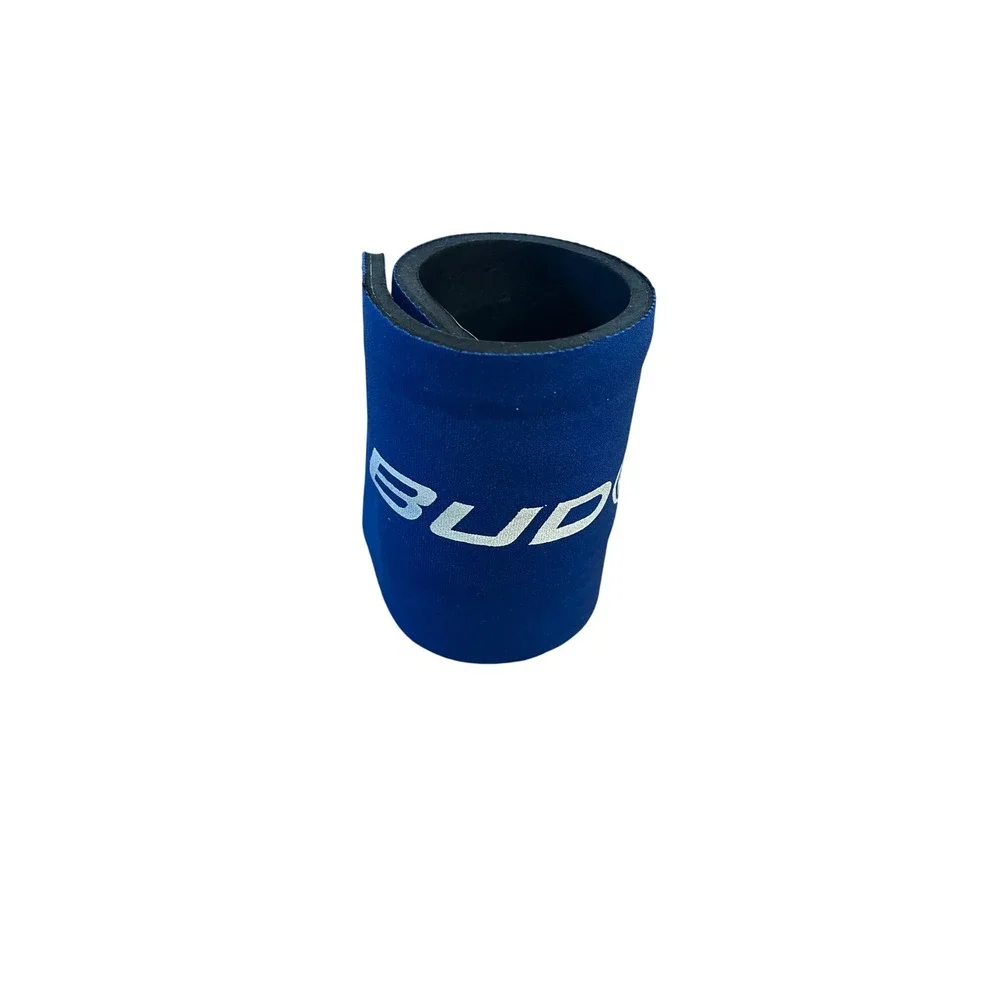 Bud Light Blue Foam Wrap Around Coolers Set of 2 Beverage Insulators
